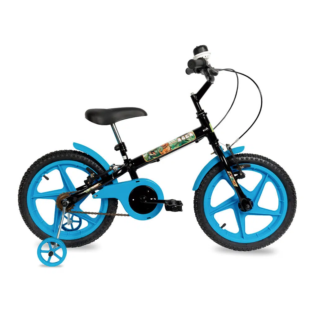 Rock aro 16 Preto e Azul - Verden Bikes