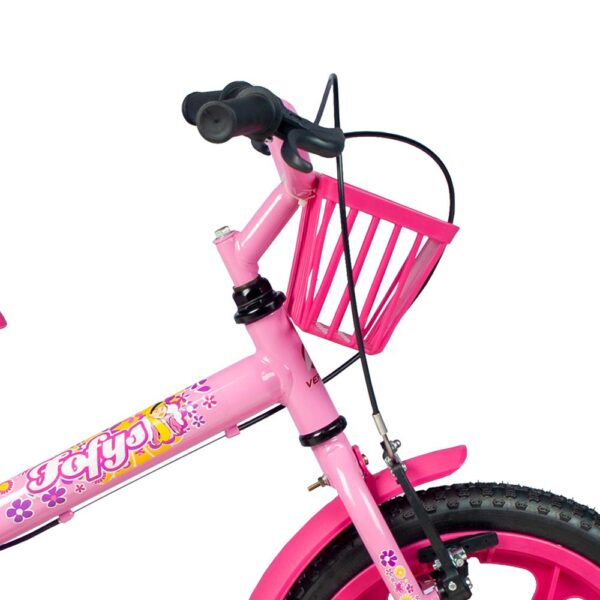 bicicleta infantil aro 16 fofys rosa e pink 3