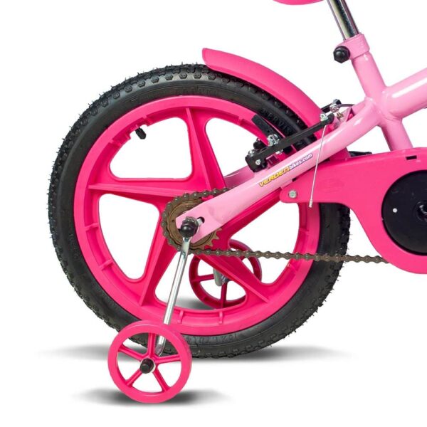 bicicleta infantil aro 16 fofys rosa e pink 5